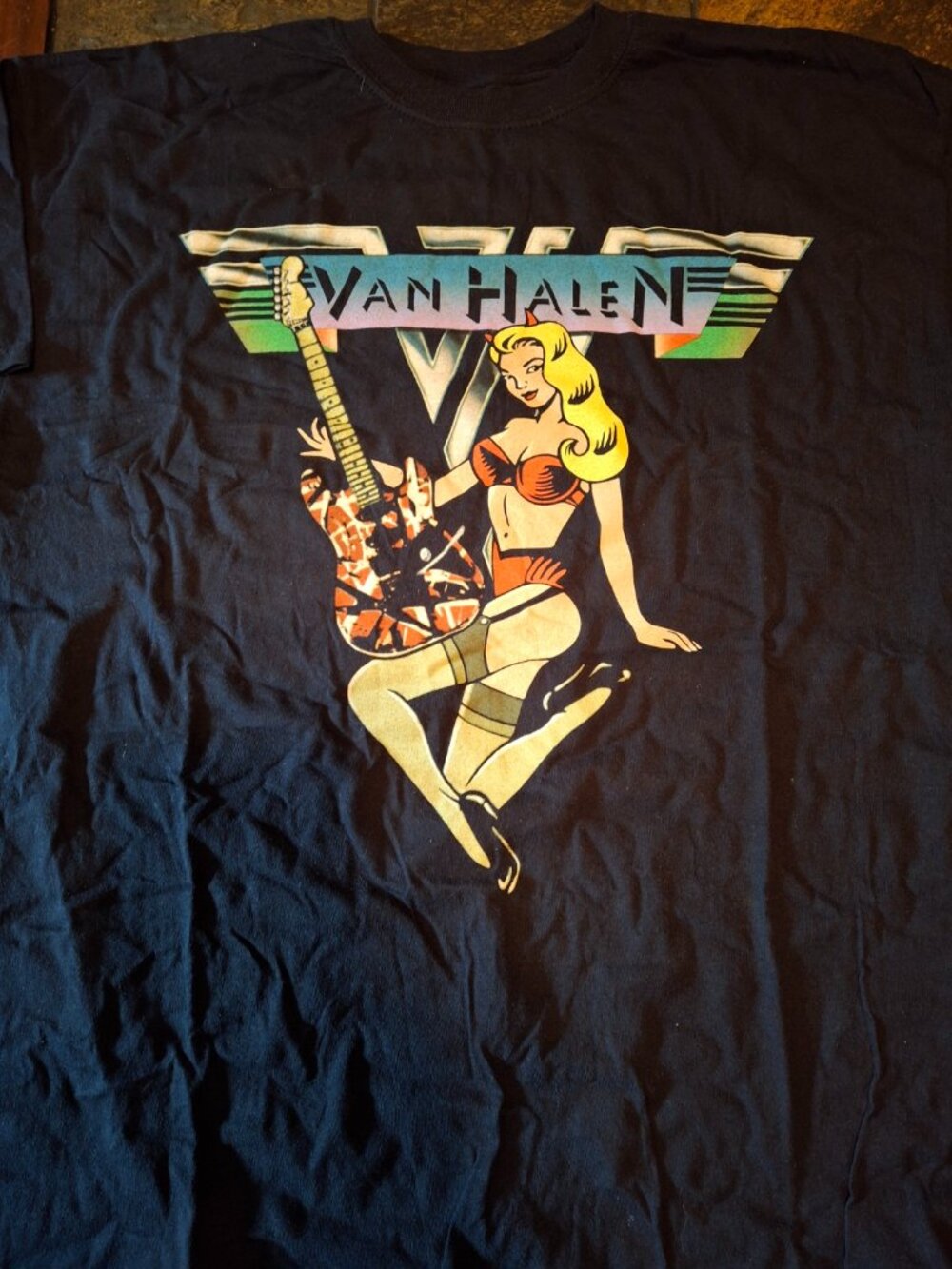 NOS Van Halen Guitar Hero Launch Day Shirt - New 2009*Rare! XL